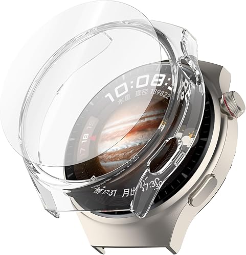 Miniatura 7 de Funda diseñada para Huawei Watch 4 Pro Protector de pantalla con vidrio templado TenCloud Bumper Funda protectora Accesorios compatibles con Huawei