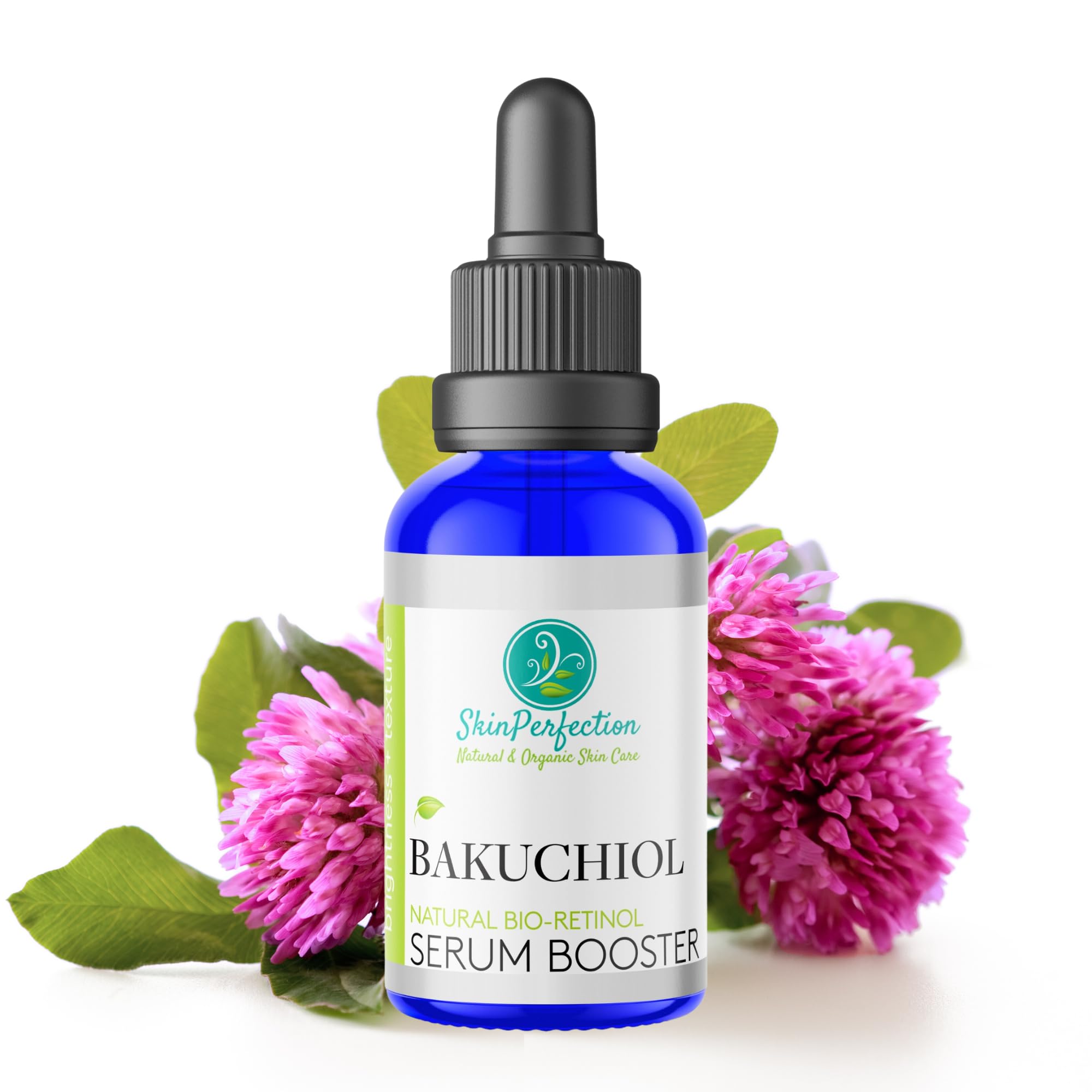 Skin Perfection Bakuchiol Natural Alternative To Retinol Resurface, Glow, Improve Tone Texture Radiance Plant-based Bio-retinol Vegan Gluten-free .5 Oz 300 Drops