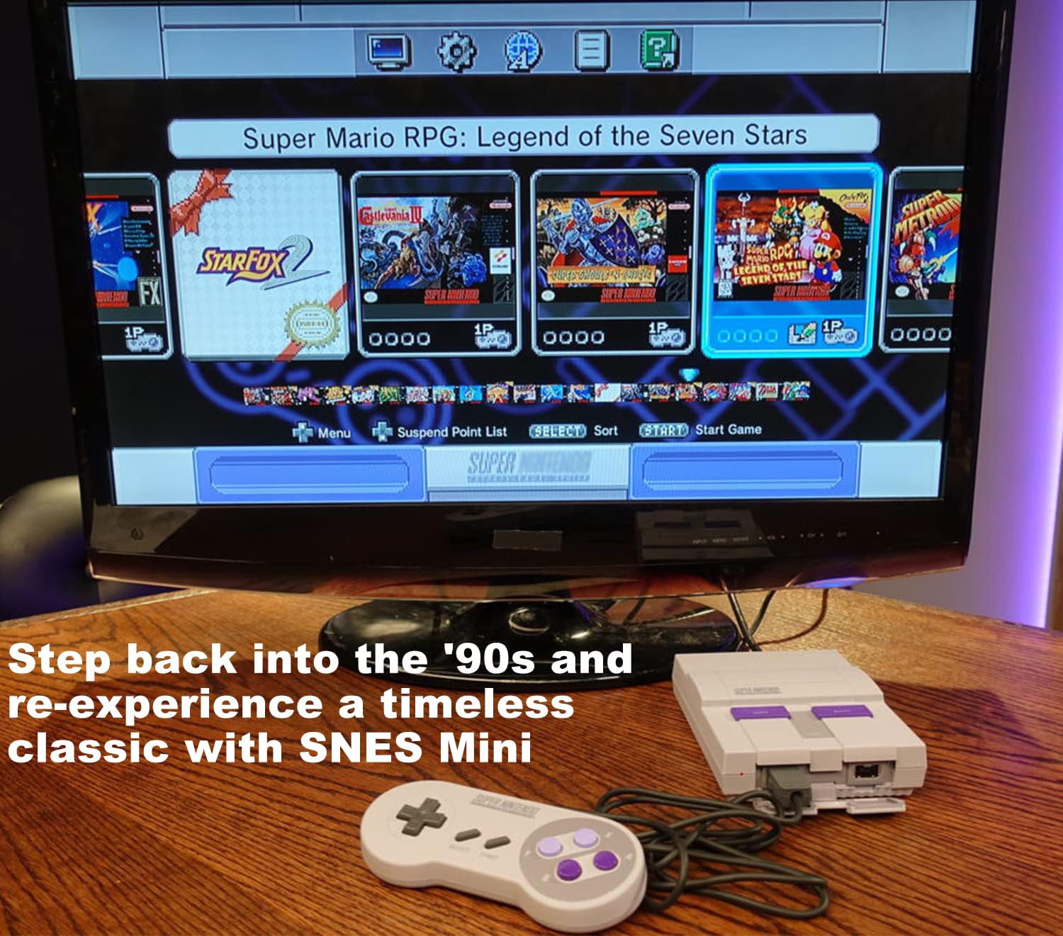 Console de jeu vidéo pour SNM, comprend 10 jeux pour enfants en famille