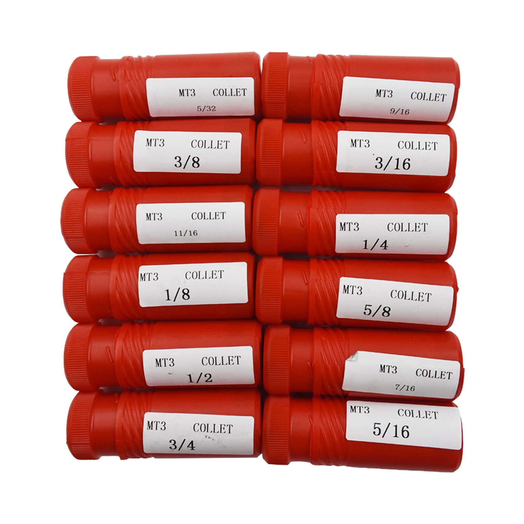 Mitoharet 13-Pack Precision R8 Collets Set Mill Collets Set 1/8-7/8In ...