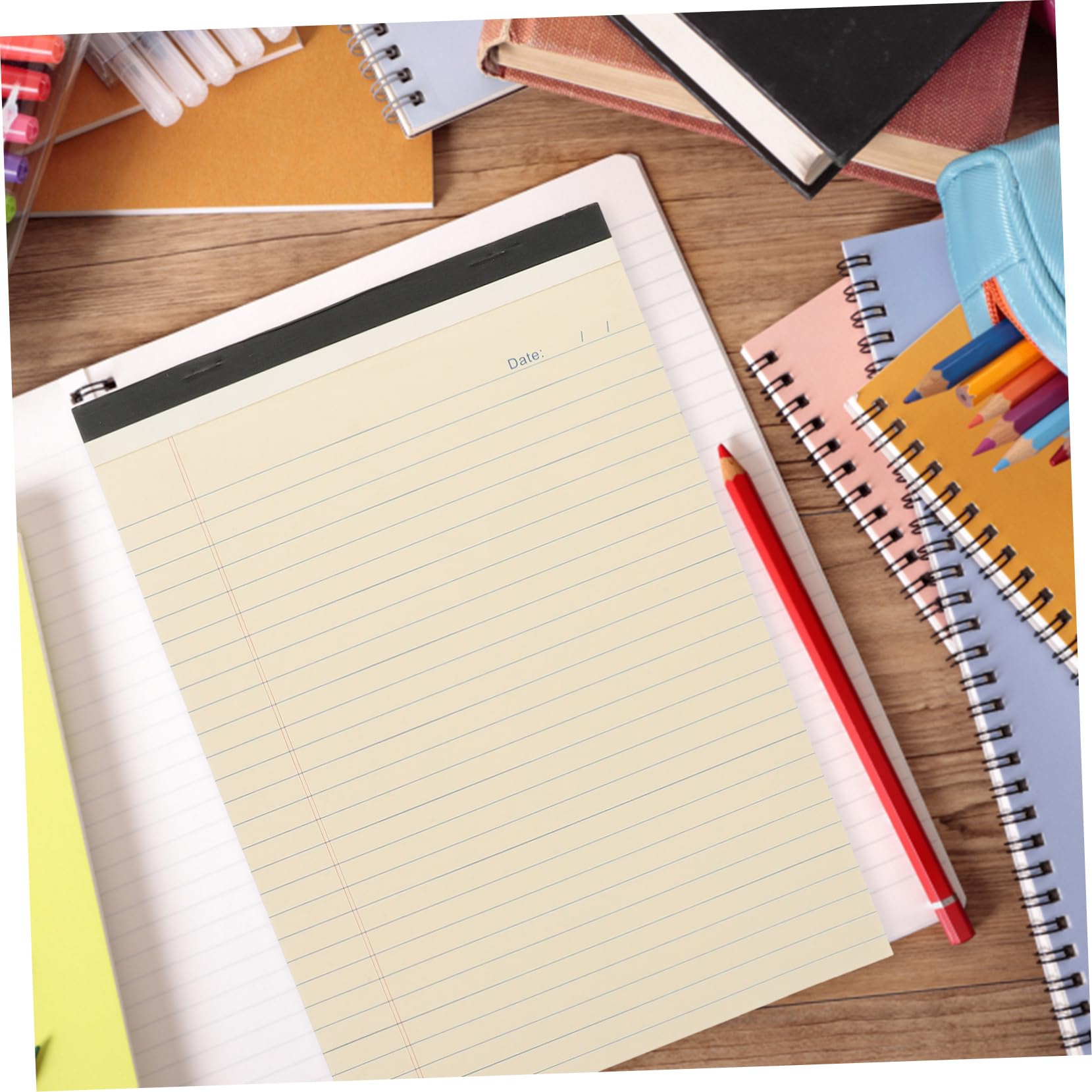 STOBOK Blocco Note A4 Tascabile 4 Pezzi, Quaderno Per Appunti Senza Colla, Carta Strappabile Per Ufficio, Scuola e Uso Domestico, Blocchi Note Multifunzione Per Pianificazione e Promemoria Quotidiani