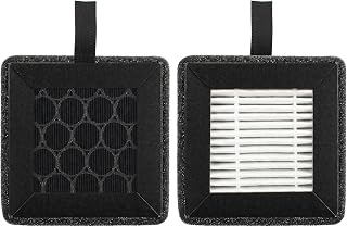BCZAMD Ersatz Luftfilter for Kobra S1 Combo: 2 Stueck Aktivkohle Luftreinigung Filter zum Entfernen von Feinstaub und fluechtigen organischen Verbindungen fuer eine sicherere 3D Druck Umgebung
