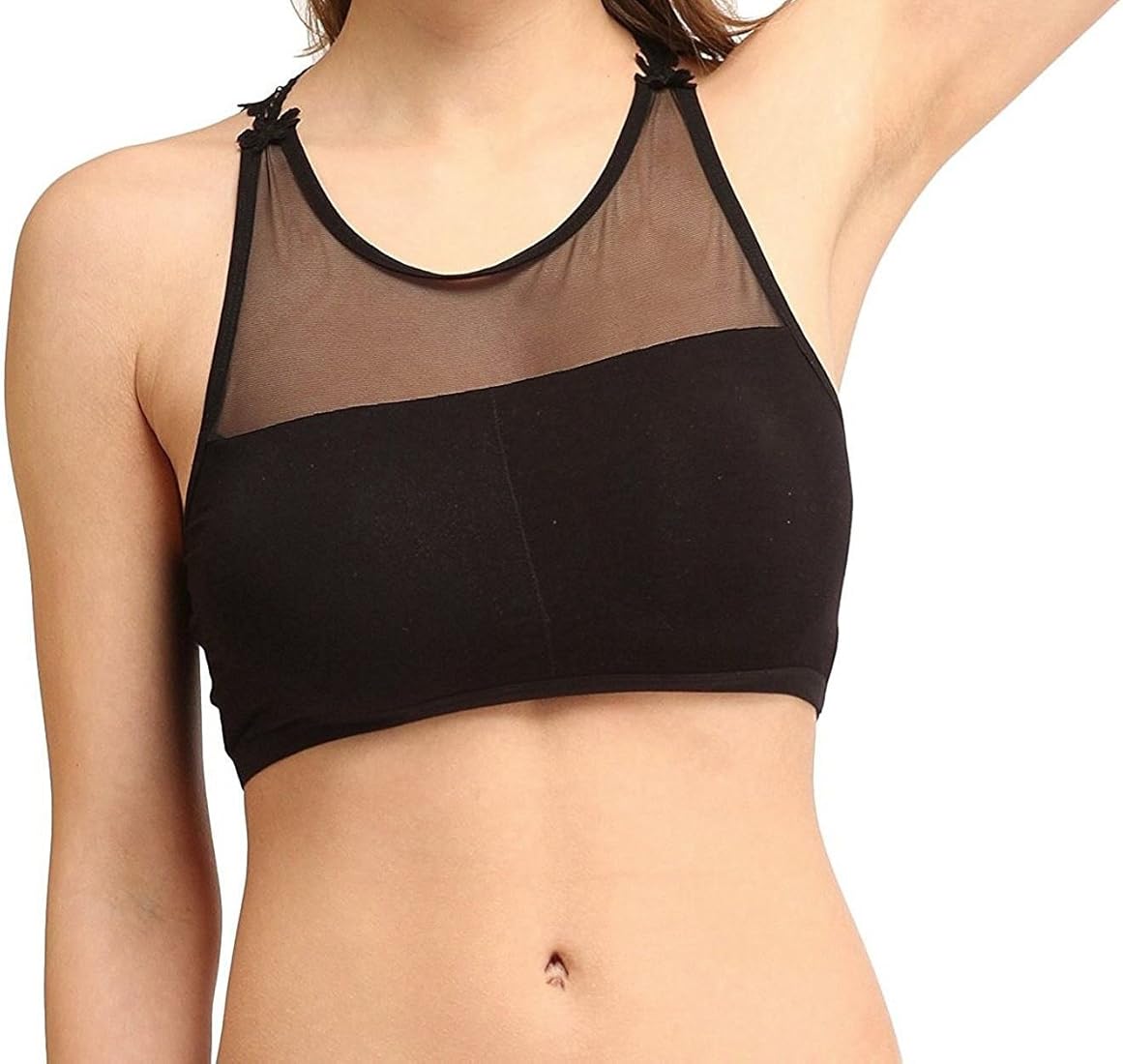 transparent bralette top