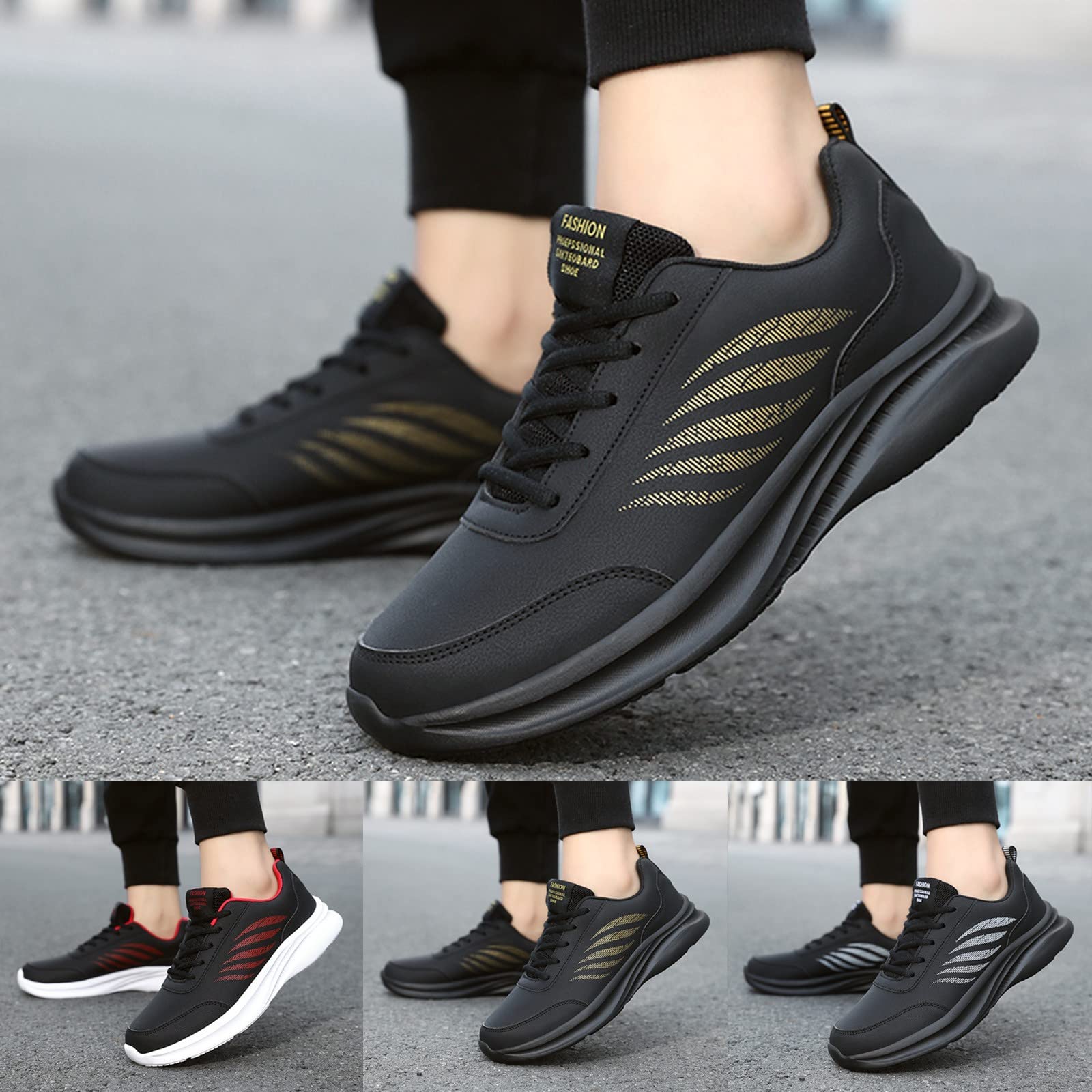 Turnschuhe Herren Leicht - Sneaker Mit Schnürsenkel Sportschuhe Weiche | Sohle Walkingschuhe Atmungsaktive Sommerschuhe Rutschfest Freizeitschuhe Outdoor Casual Sport Laufschuhe