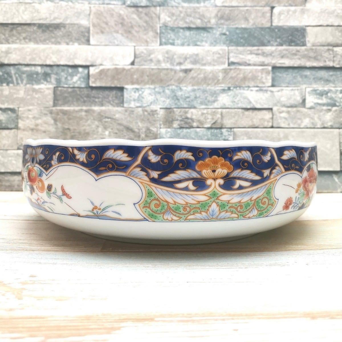 有田焼 利久窯 飾り皿 大皿 置物 深皿 盛皿 インテリア 床の間 骨董