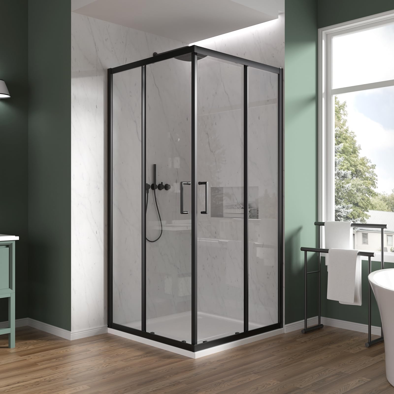 【CD】Smooth Ace／AOR/DAY: ACE DECOR Corner Shower Enclosure, 36