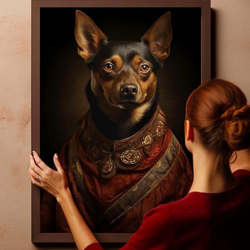 Miniatura 255 de Thuan Chow Chow Retrato de mascota con disfraz real de perro en un disfraz retrato de perro con vestimenta Retrato medieval de mascota retrato