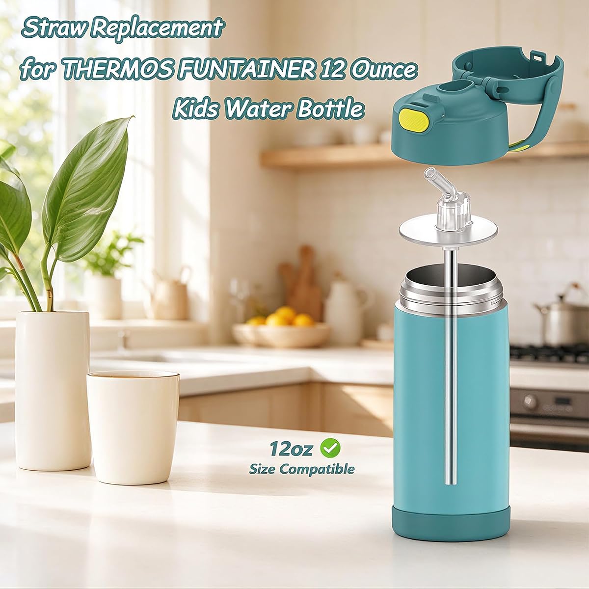 THERMOS FUNTAINER Water Bottle with Straw view 2