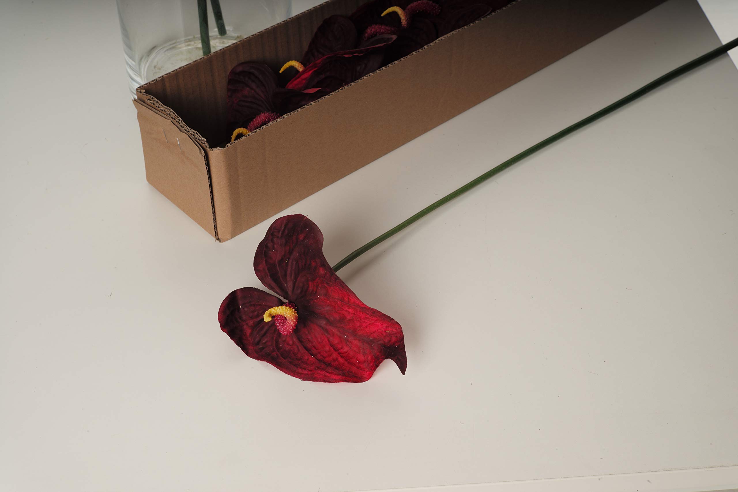 Express Flor Artificial Flowers, Plastic Metal, red, 74cm - Image 3