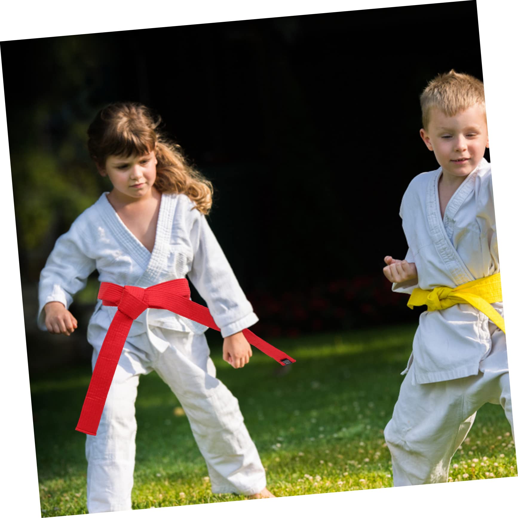 UPKOCH 6 Pezzi Cintura di Taekwondo Marziale Ragazzo Cintura da Allenamento per Donna Cotton Belt karategi di Karate per Ragazzi di Cintura di Karate Cotone