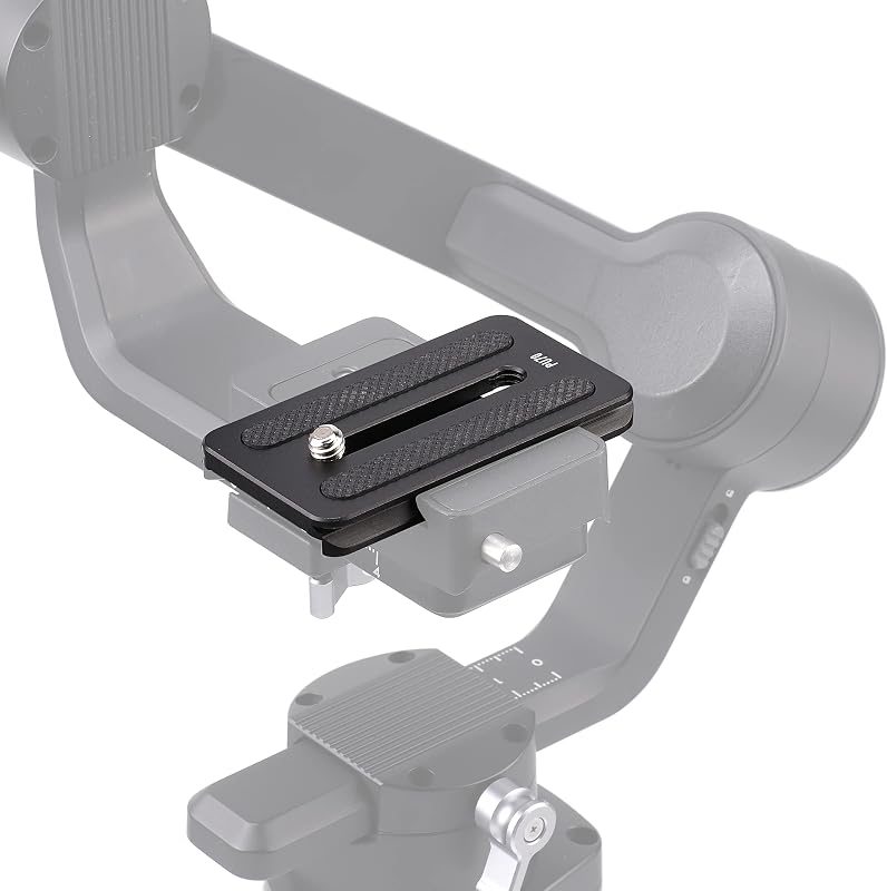 Placa de liberación rápida de montaje de cámara de 70 mm para cardán DJI Ronin SC compatible con placas de liberación rápida Arca-Swiss/Kirk/Wimberley/Markins/Benro para cabeza de bola de trípode de cámara