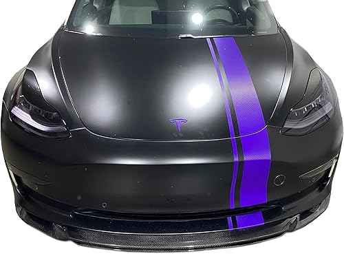 Miniatura 6 de Tesla Model 3  Kit de labio de parachoques delantero de fibra de carbono 100% real para Tesla Model 3 2017 2018 2019 2020 2021