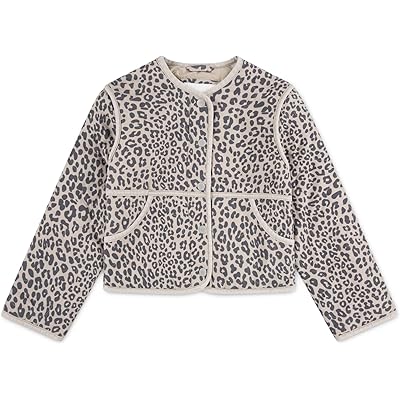 abercrombie kids Quilted Liner Jacket (Big Kid) anf leopard
