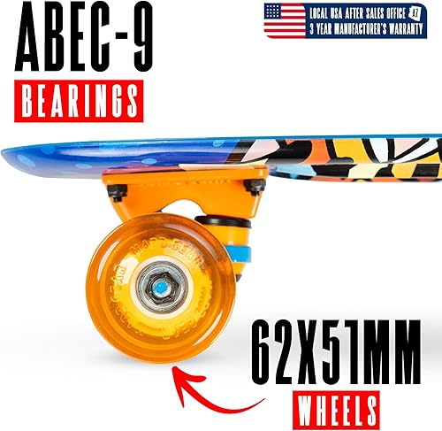 Miniatura 4 de Madd Gear Patineta Retro Board de 22 pulgadas, ideal para mayores de 5 años, límite de peso de 176 libras