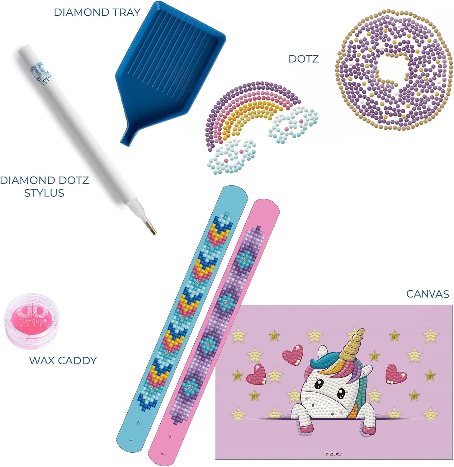 Diamond DOTZ ® - Dotzies Unicorn Activity Set, Diamond Art Kits for Adults, Diamond Painting Kits Adults, Kits, Diamond Art Adults, Diamond Painting Adults, Adults Diamond Art