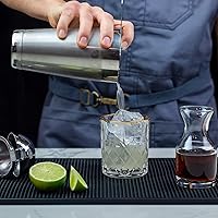 Vista 5 de Professional Cocktail Shaker Set Bartending Kit: Weighted Boston Shaker Tins, Hawthorne Strainer and Japanese Jigger