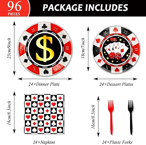 Miniatura 241 de gisgfim 96 piezas de suministros de fiesta de cumpleaños de pollo, platos de papel, servilletas de fiesta temática de pollo, decoraciones