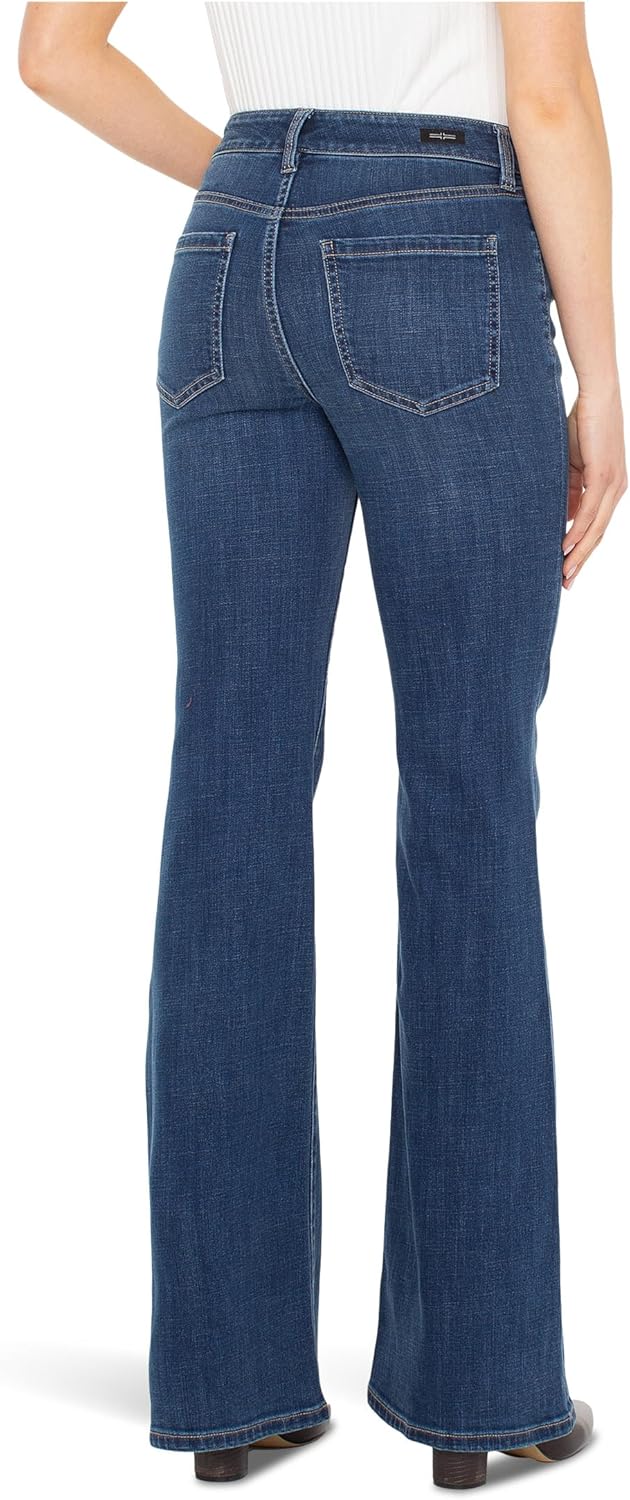Liverpool Womens Hannah Mid-Rise Flare Jeans - Image 2