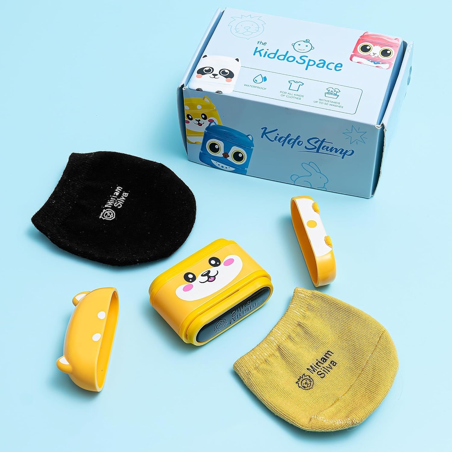 Amazon.co.jp: KiddoSpace ネームスタンプ 衣類 子供用 防水