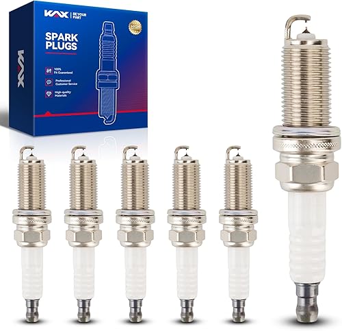 6619, LFR6AIX-11, bujías KAX de doble iridio 6 unidades compatibles con BMW Lexus ES350 RX350 RX450h Saab Subaru Toyota Volvo, 2.5L 2.8L 3.0L 3.2L