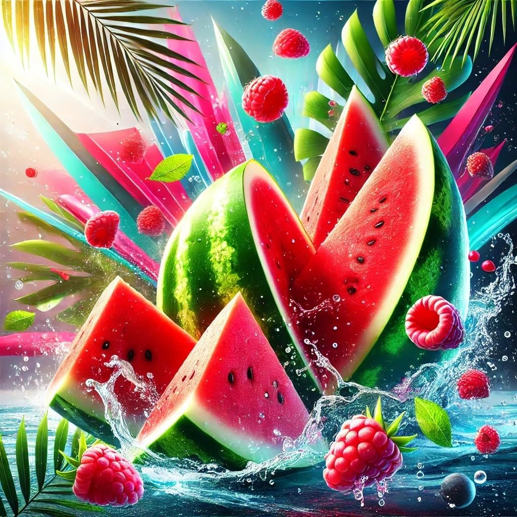 Raspberry Watermelon Bliss - anguria, lampone aroma concentrato - vegano - Sasami - 100ml