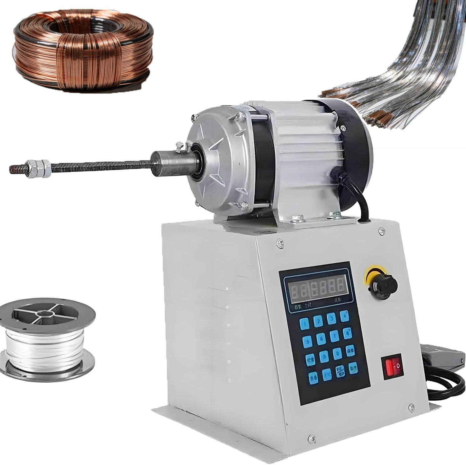 Digital Control Coil Winder,Fully Automatic CNC Programming Electric Winding Machines,Adjustable Speed High Torque Coils,for Precision Counting & Winding Applications 500w