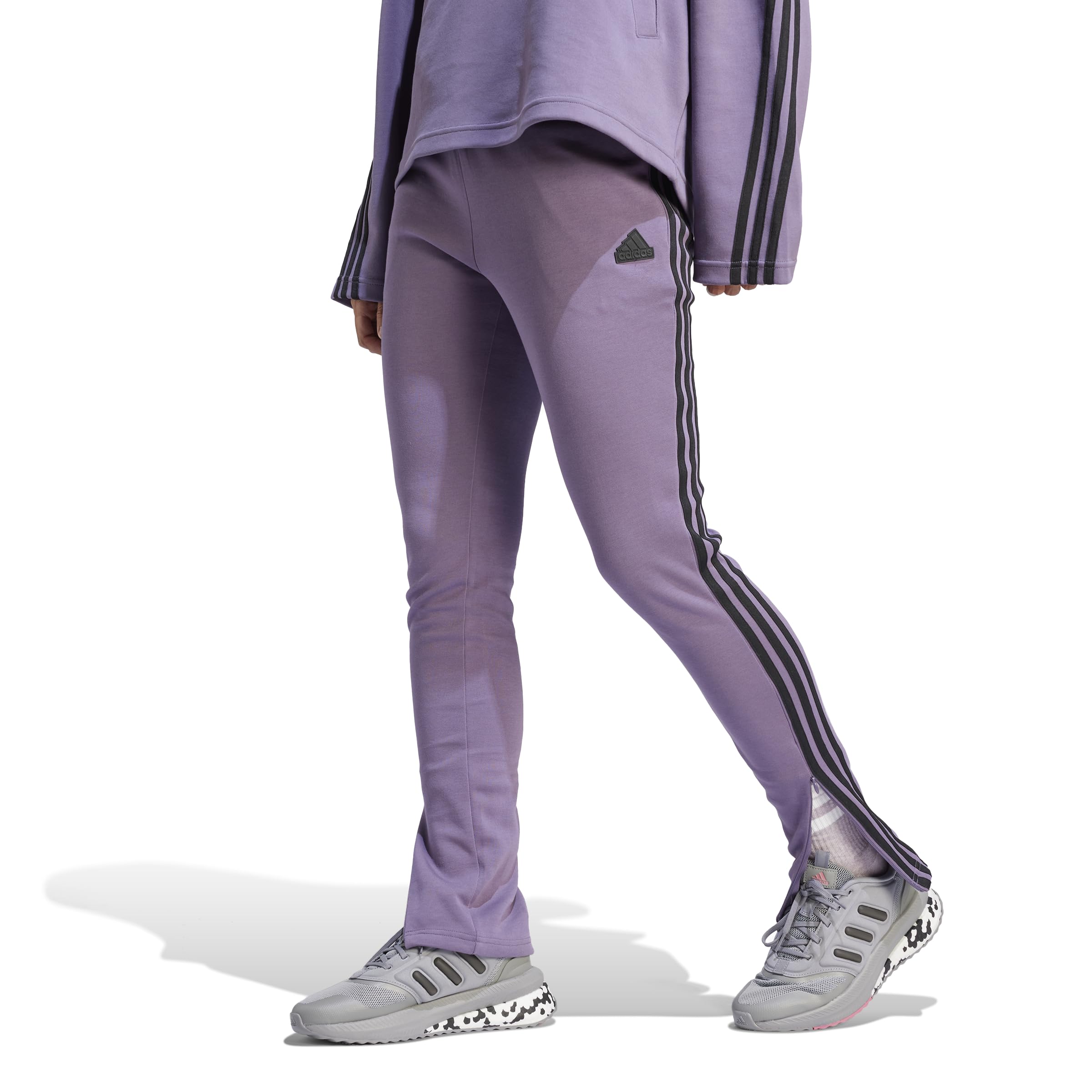 Adidas Women's Purple Fi 3S Skin Pants Xs