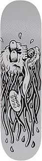 Tabla de Skate Deck Raging Skull Light, 8.0, Color Blanco