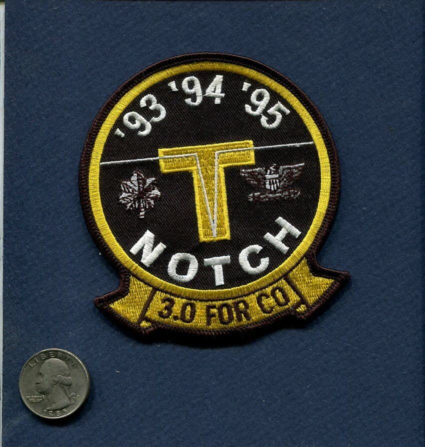 Vaw-125 Tigertails 3.0 for Co United States Navy Grumman E-2 Hawkeye Squadron Patch