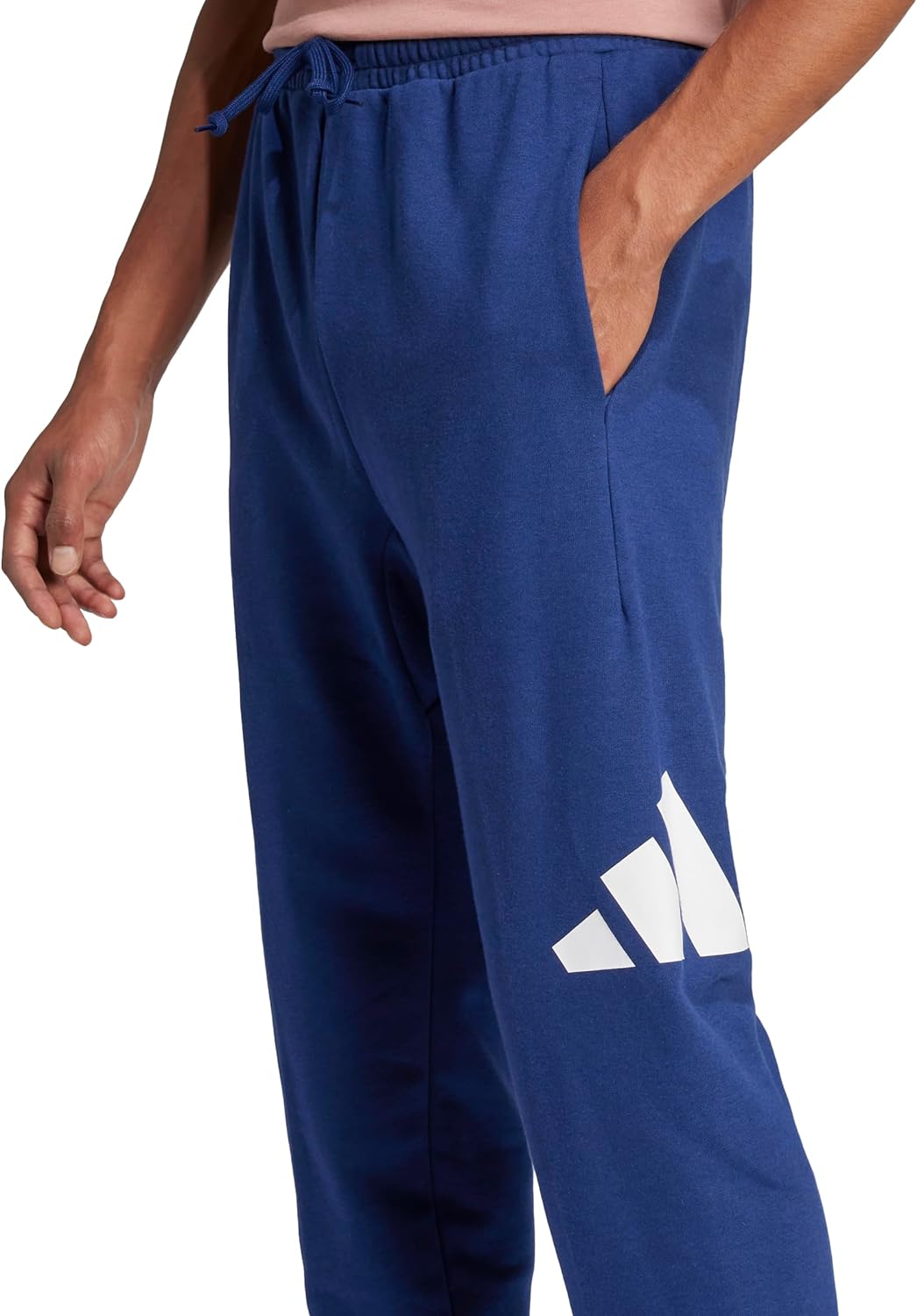 Adidas Mens Essentials Big Logo French Terry Pants - Image 3