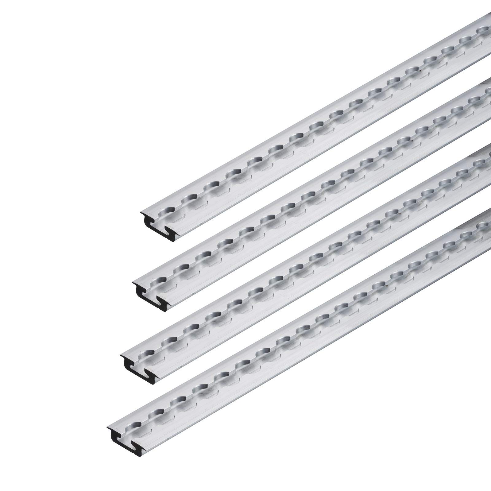 4 x Airlineschiene, Einlassprofil/Eckprofil Premium Light, Länge 1 m Ladungssicherung Bodenprofil