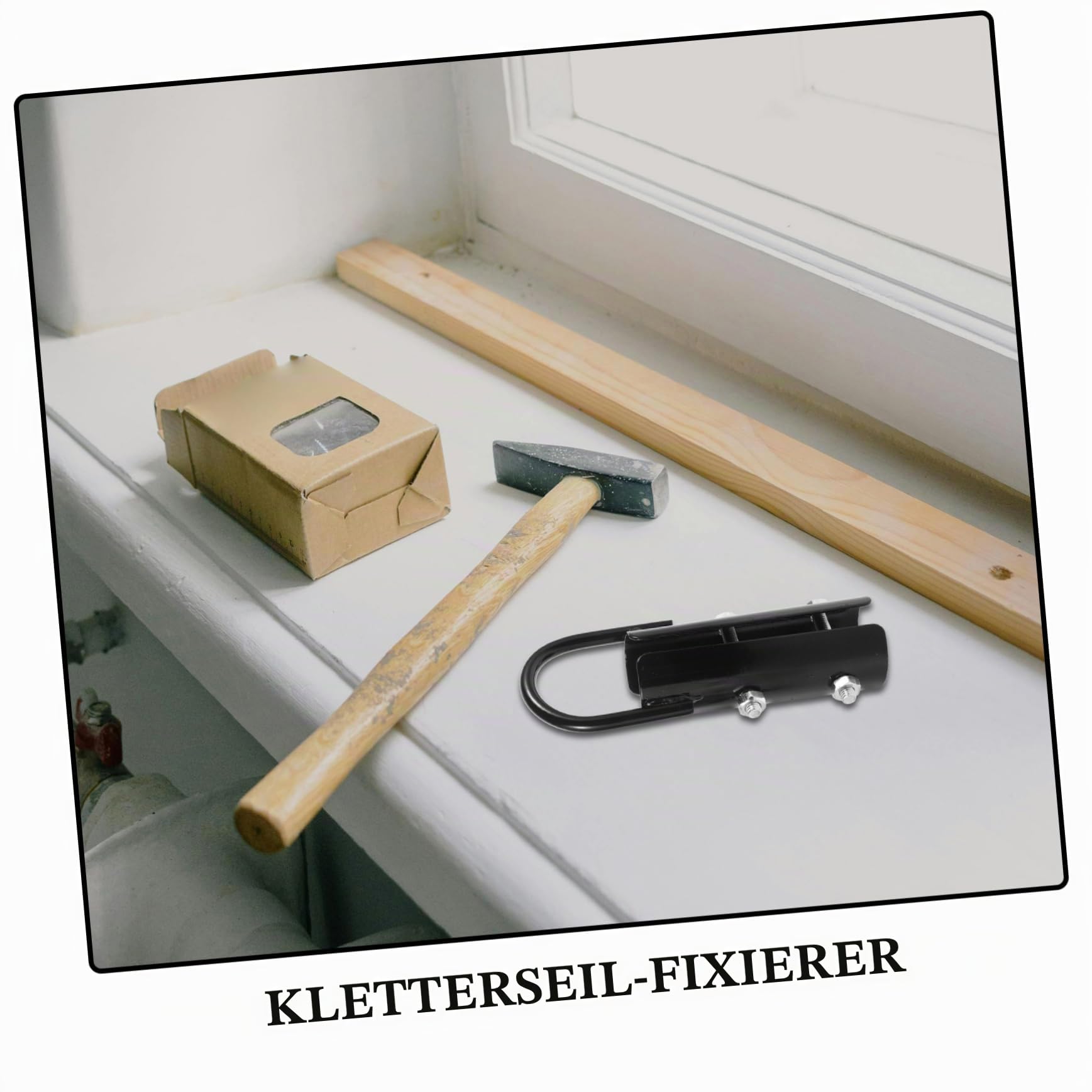 Supvox Kletterseilklemme Für Fitnessstudio Seilhalter Kletterseil Fixator Kompakte Balkenklemme Zur Sicherung Und Befestigung Von Seilkletter-Workout Zubehör 7.48X2.76X1.97In