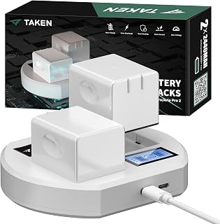 Rechargeable Battery for Arlo Pro and Arlo Pro 2 (NOT Compatible with Arlo Ultra 2, Arlo Pro 3), 2-Pack 2440mAh Batteries with LCD Dual Charger
