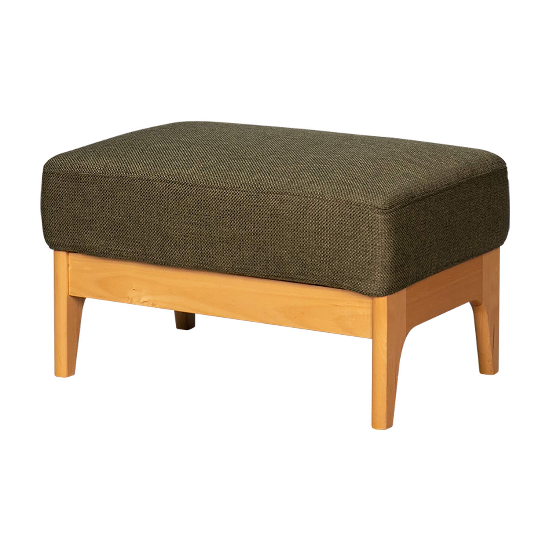 Amazon｜ISSEIKI オットマン 幅60㎝ グリーン 木製 ERIS SOFA OTTOMAN