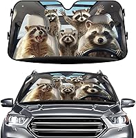 Vista 42 de GENANY Parasol Divertido para Parabrisas de Pareja de Perros Golden Retriever Lindos para Coche SUV Camión (55x30 Pulgadas), Parasol