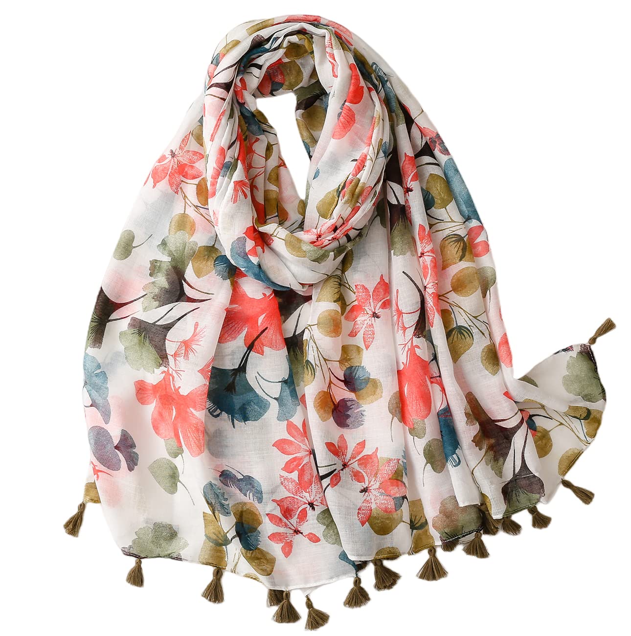 FAIRYGATE Ladies Scarf Lightweight Large Long Oversized Scarfs Soft Shawl Stole Wrap Gifts Scarves for Women UK Sale Shawl Shawls for Weddings 7034