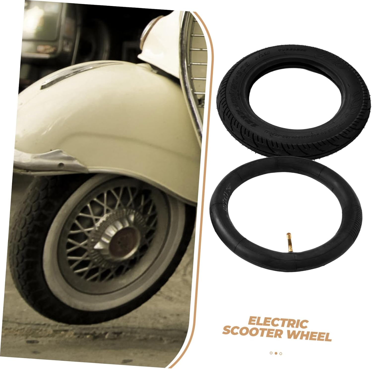 MAGICLULU 12 Electric Bike Tire and Inner Tube Set 12x2.125 Wear-Resistant Rubber for Electric Scooters and Bikes Compatible Models Easy Installation