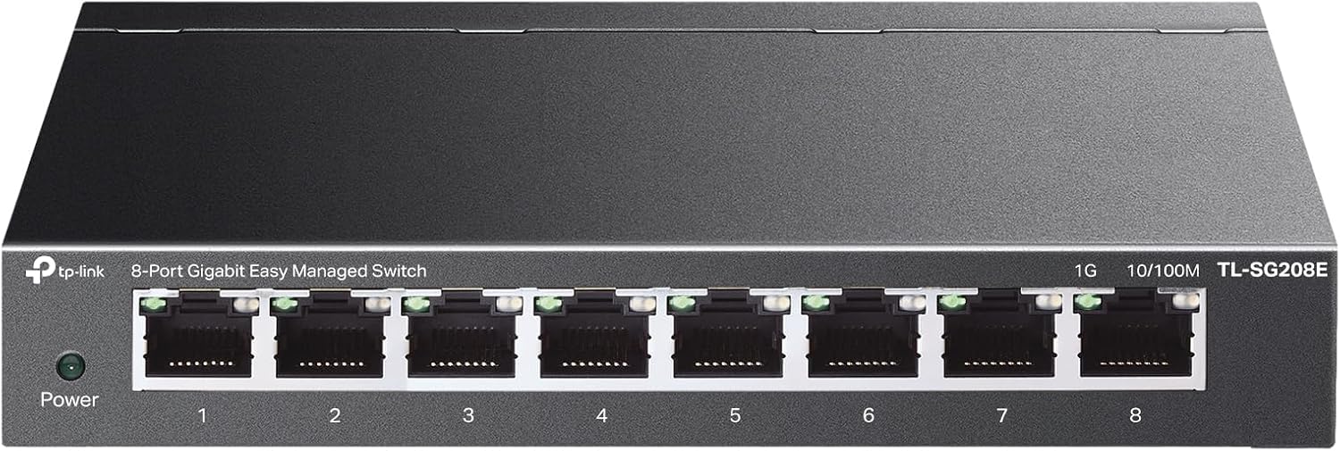 TP-Link TL-SG208E, 8 Port Gigabit Easy Managed Switch