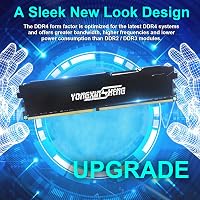 Yongxinsheng DDR4 32GB (2x16GB) Asztali Memória Kit 2666MHz - PC4-21300 UDIMM RAM Modul Számítógép Bővítéshez, CL19, 1.2V 2
