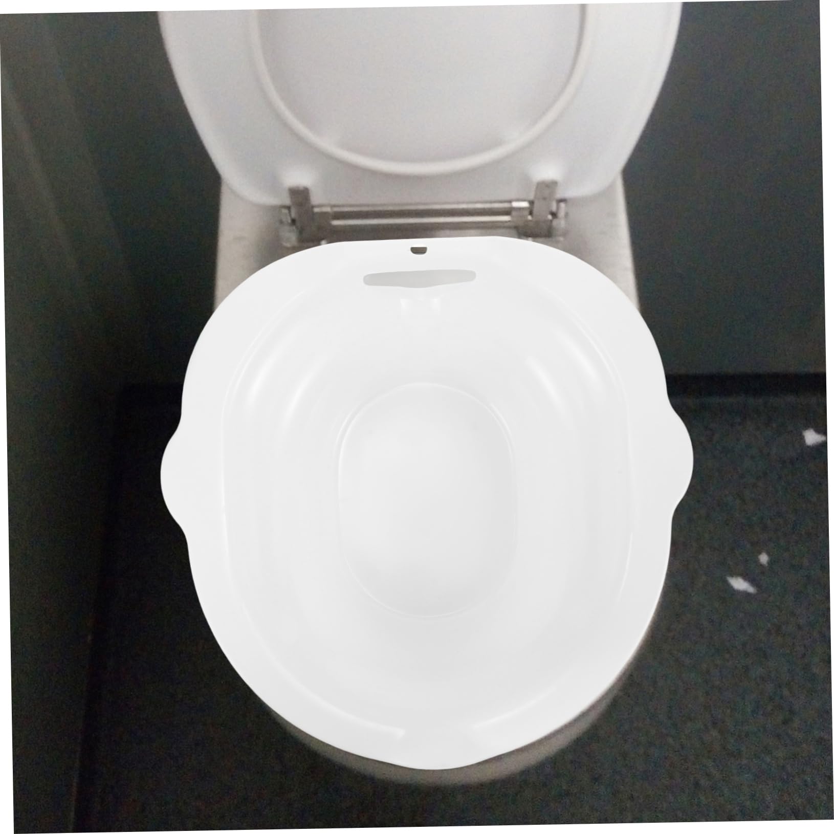 Bacinella Bagno Sitz per Sedile Wc in PP Ergonomica Bordi Lisci | Adatta a Donne Post Parto e Anziani, Uso in Ospedale e Viaggi, senza Bisogno di Piegarsi, per Igiene Quotidiana