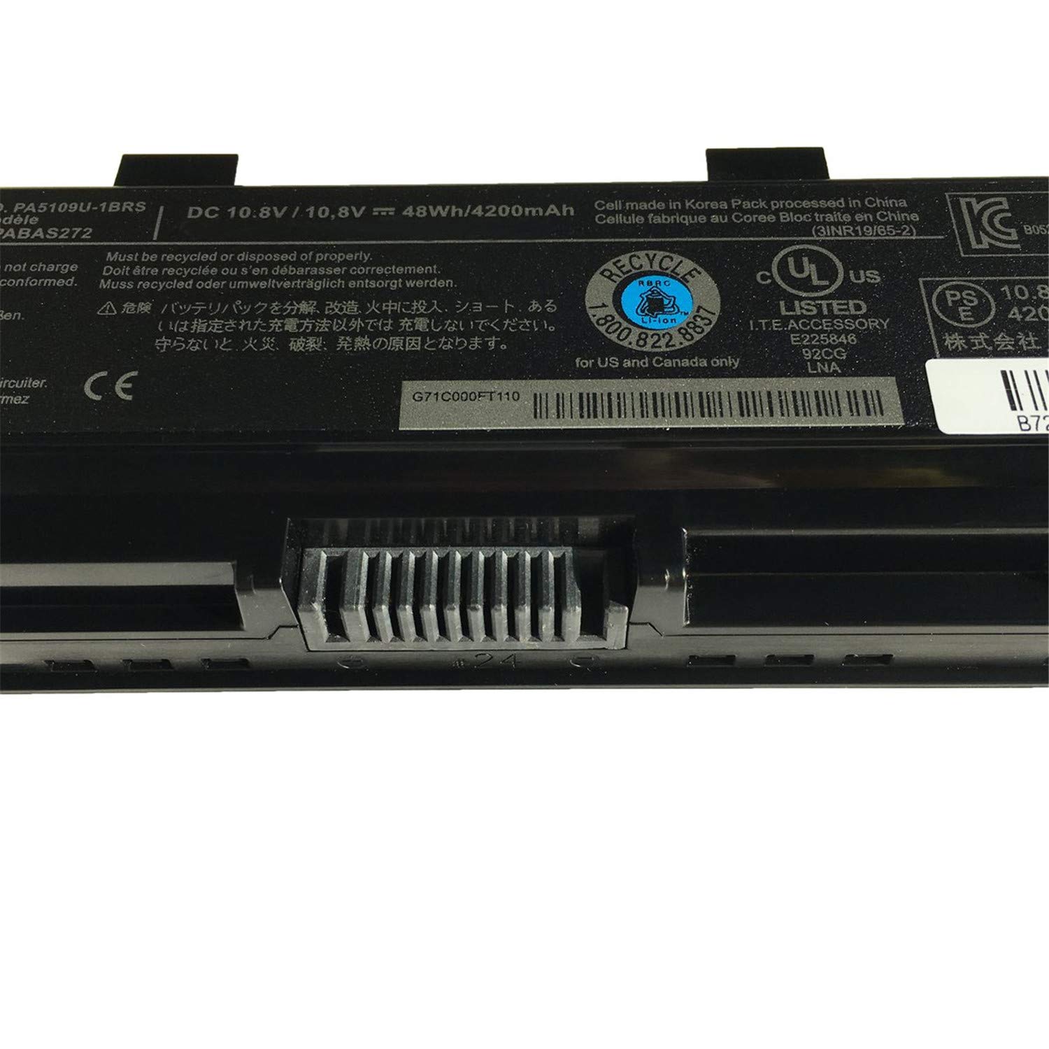 Batterie D'ORIGINE TOSHIBA Dynabook CX SS Equium U300 Portege M600 Tecra M8 NEUF Batterie D'ORIGINE TOSHIBA Dynabook CX SS Equium U300 Portege M600 Tecra M8 NEUF