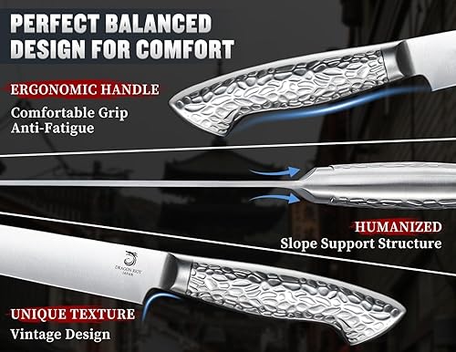 Miniatura 4 de Juego de cuchillos de 14 piezas con bloque de madera, juego de bloques de cuchillos de cocina de acero inoxidable con afilador integrado, apto para