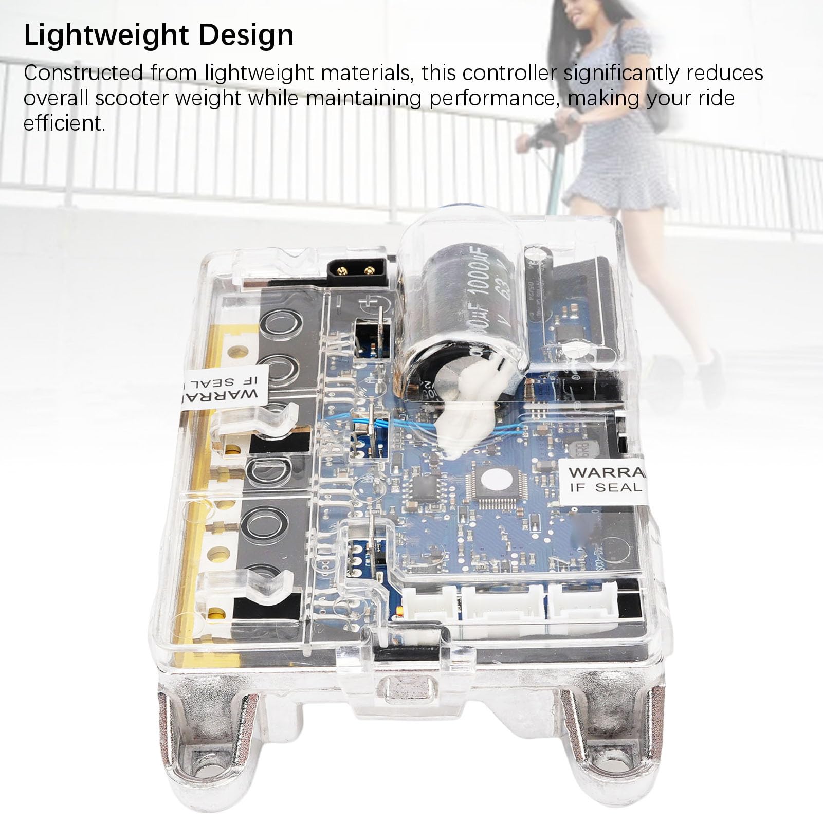 BuyWeek Controlador de Placa Base para Xiaomi M365 Pro Pro2, V3.0 de Aleación de Aluminio PCB PC para Patinete Eléctrico