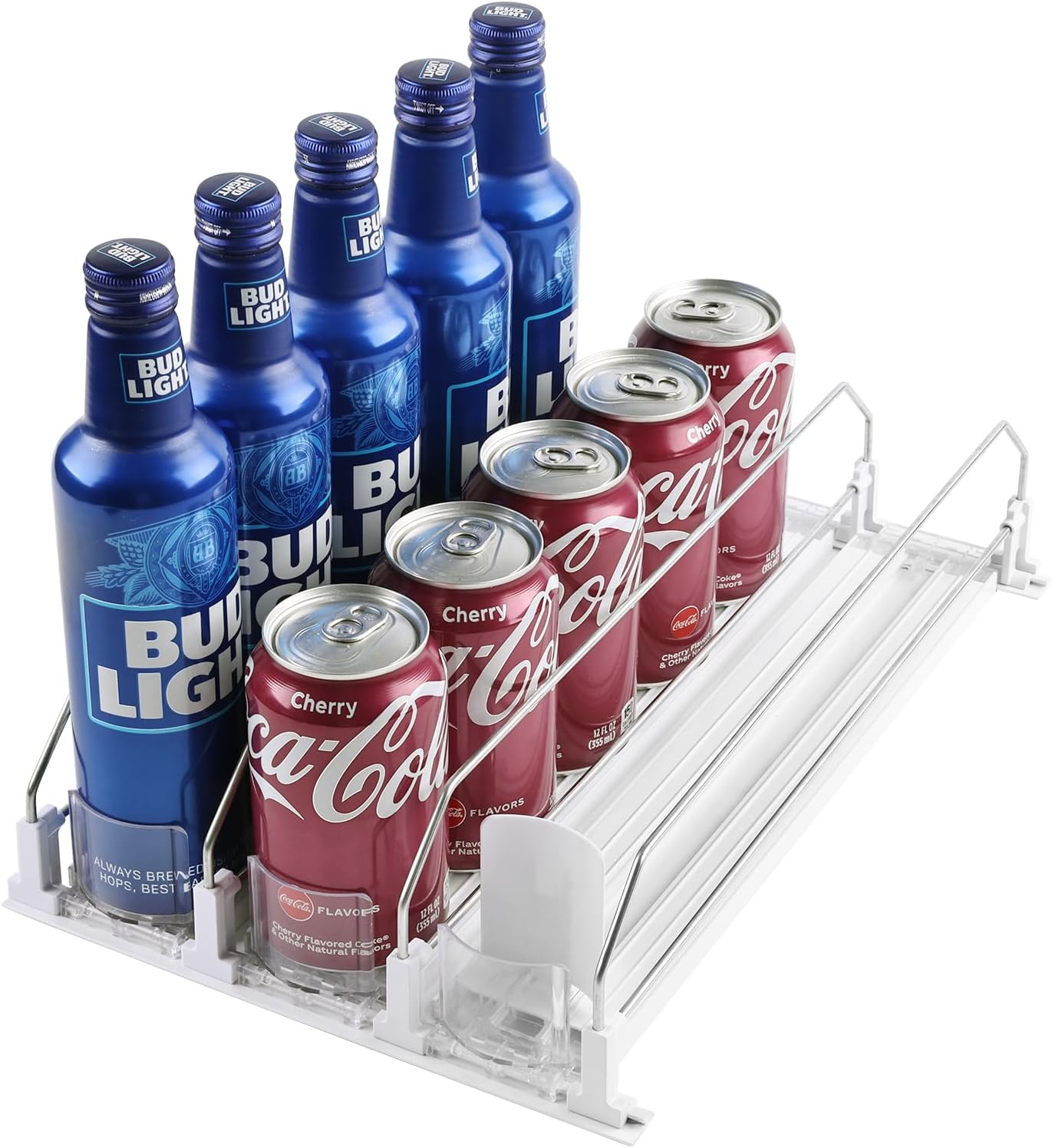 Koelkast Organizer Kan Dispenser, Koelkast Kan Houder, Drank Blikken Organizer Opbergdozen Voor Kasten Vriezer Pantry Ingeblikt Voedsel Opslag Rack Koelkast Dranken Organizer Voor Bier