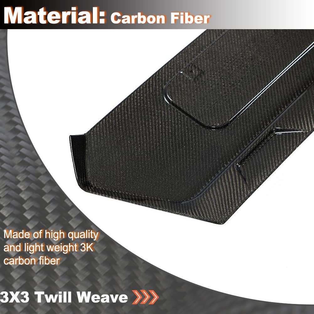 MCARCAR KIT Real Carbon Fiber Rear License Plate Frame Panel Cover Fits for Chevrolet Corvette C8 2020-2025 License Plate Frame Decorative Accessories Factory Outlet