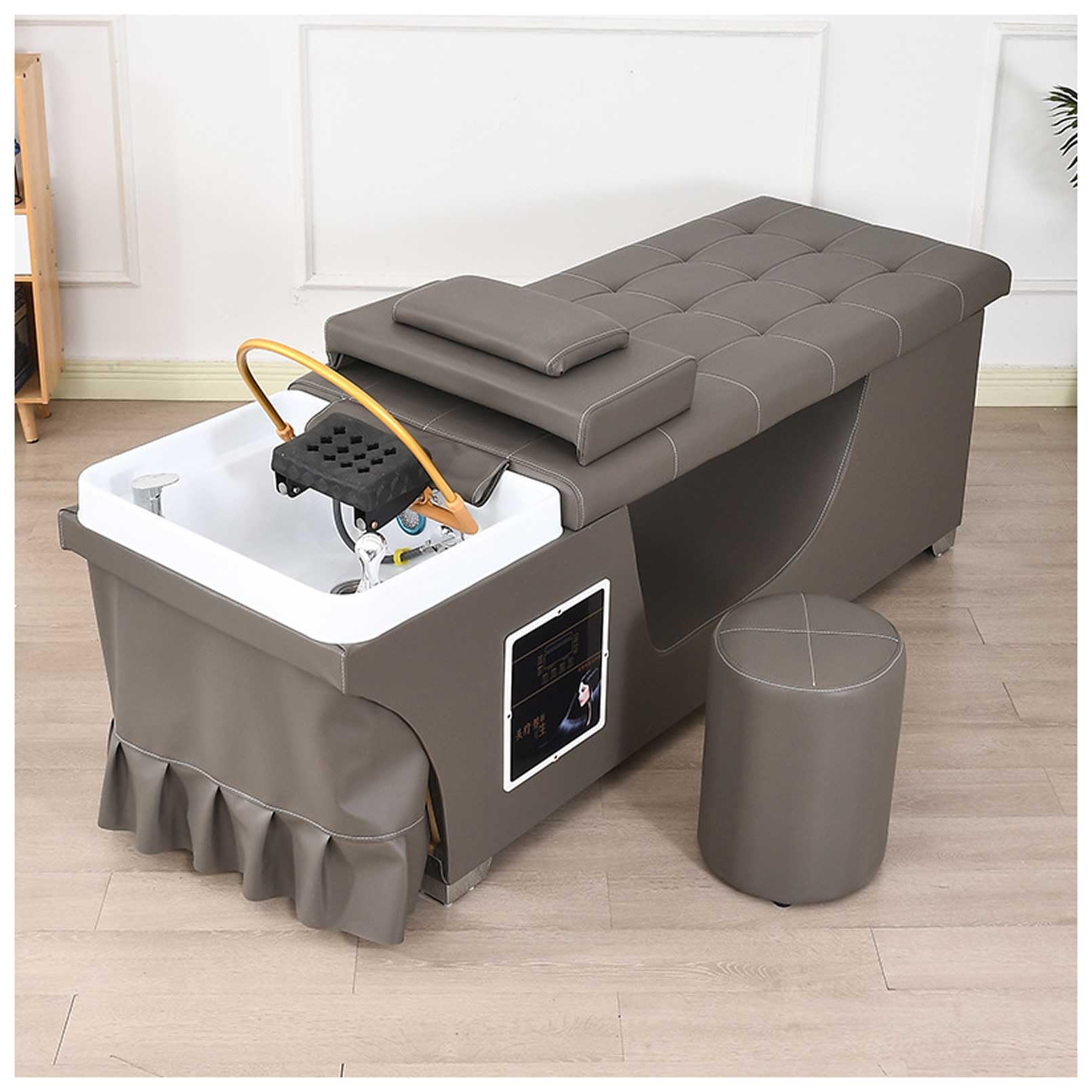 Shampoo Bed Beauty Bed for Barber Shop and Hair Salon Head Treatment Bed Beauty Bed for Beauty Salon