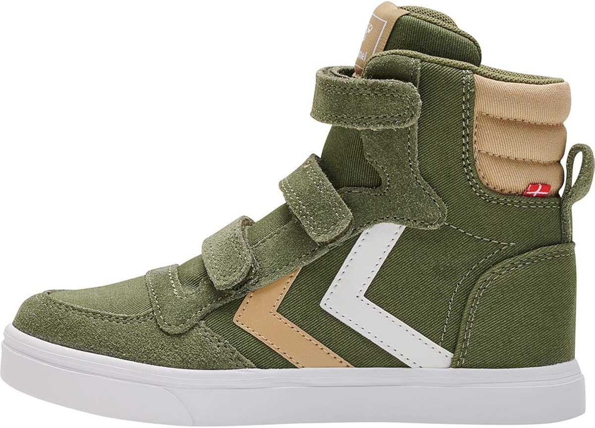 hummel Stadil High Jr Trainers Child Green - UK:1.5 Kid - Hi Top Trainers Shoes: Amazon.co.uk 