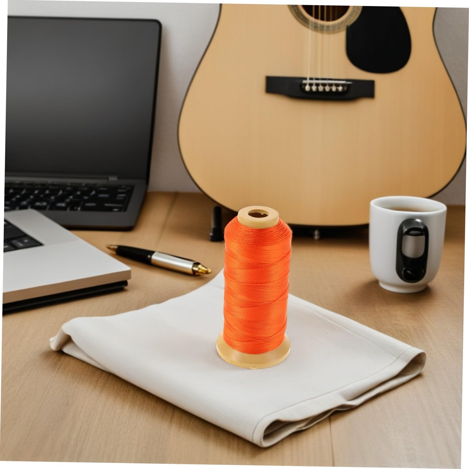 BESPORTBLE Fil En Polyester Orange Pour Hautbois – Fil De Macramé Artisanal Pour Ligature D’anche, Corde Multifonction Pour Accessoires D’instruments à Vent, Loisirs Créatifs Et Décoration Sonore