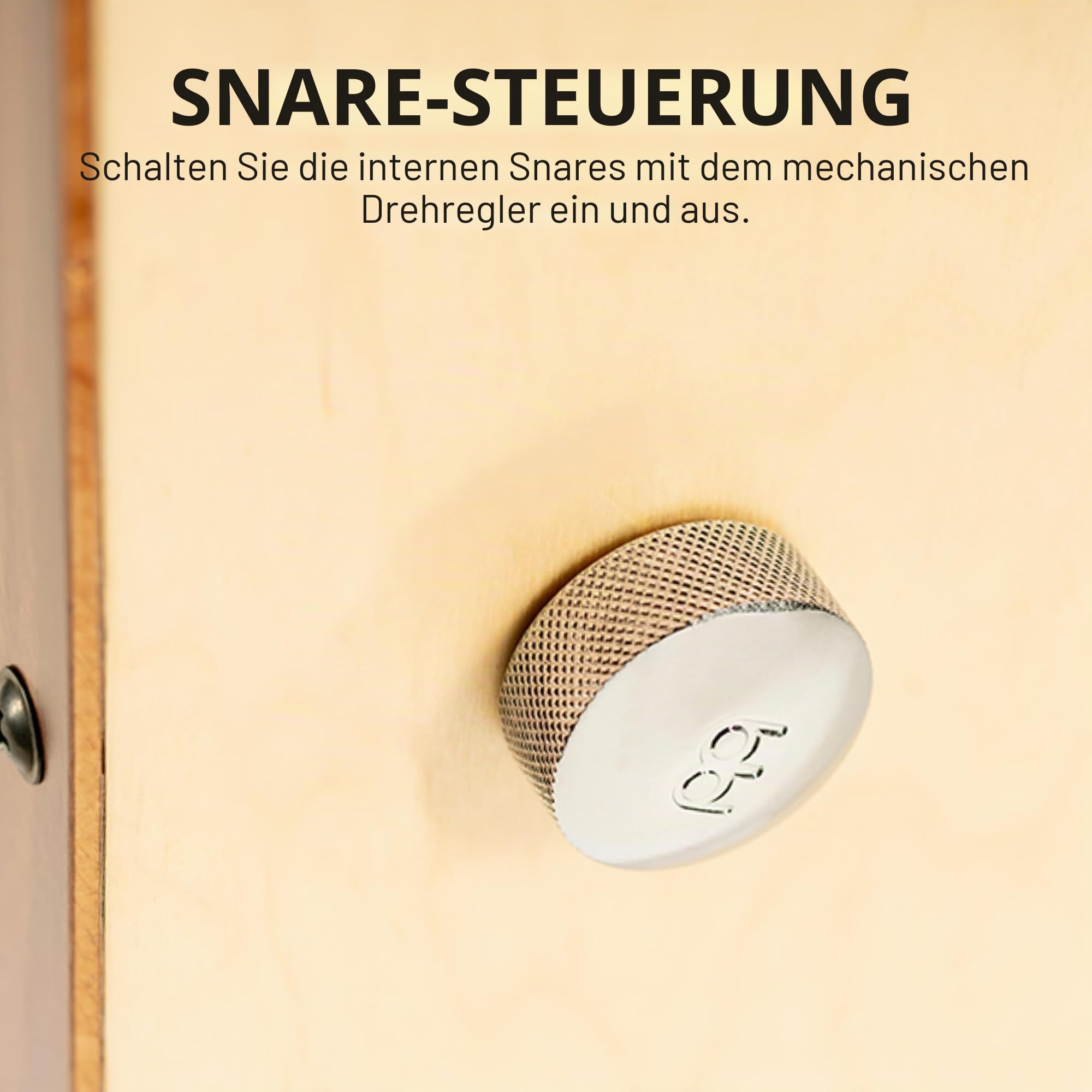 Meinl Percussion Snarecraft Professional Cajon - Mit Snare-Schalter (Ein / Aus) - Schlagfläche Walnuss (SCP100WN)