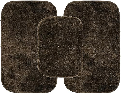 Miniatura 21 de Garland Rug 2 alfombras de baño tradicionales de nailon lavables de espuma marina (17 x 24 pulgadas, 21 x 34 pulgadas), suaves, absorbentes y Espuma